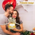thumbnail image 4 of OUSITAID Attractive Greeting Card Anniversary Greeting Card 3d Design Vibrant Colors Long-lasting for Wedding Holiday Party, 4 of 5