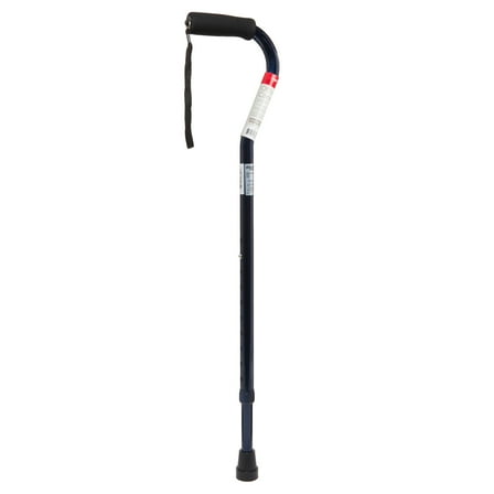 Equate Mobility Offset Handle Cane, Ice Blue