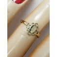 thumbnail image 2 of Initial M Capital Midi Victorian Antique Style Ring, Gold Plated 925 Silver ring, 2 of 5