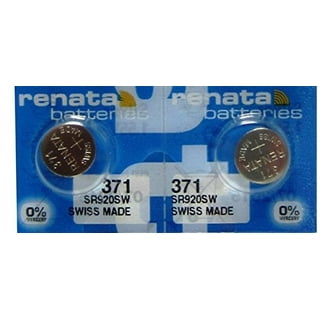 10x Renata 371 Silver Oxide Watch Battery Button Cell *Swiss Made