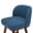 Dark Navy, variant on Carolayne 26" Bar Stool Set of 3 with Upholstered Back, for Home Kitchen, Linen Beige
