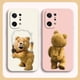 thumbnail image 5 of Funda de silicona líquida para OPPO FIND X6 X3 REALME X7 X50 RENO 2 4Z 4 6 Lite 5Z 5F 4G 5G PRO, bonito oso de peluche, 5 of 5