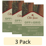 Old Spice Premium Sandalwood + Aloe Vera Scent Bar Soaps with Mild Exfoliators and Plant Based Cleansers, 5 Oz, 3 Bars