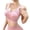 Pink, variant on MEICHEN Women's Yoga Sports Bra with Built in Cup for Running and Fitness Comfort Seamless Underwear for Women