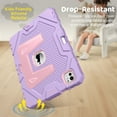 thumbnail image 6 of Fintie Rugged Case for iPad Pro 11" (M5, 2025) / (M4, 2024) – Heavy Duty Shockproof Protective Cover with Built-in Kickstand for Kids, Purple, 6 of 10