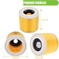 thumbnail image 4 of Filtro de Cartucho para KaRcher WD3 Premium WD2 WD3 WD3P WD3 MV2 MV3 Filtro de Repuesto para Aspiradora KaRcher, 4 of 5