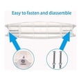 thumbnail image 4 of 2-Pack Universal Pool Ladder Steps Replacement, 18 Inch Heavy-Duty Molded Plastic Swimming Pool Lad v, 4 of 5