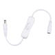 thumbnail image 1 of Cable DC Uxcell 5.5mm x 2.1mm 1 hembra a 1 macho con interruptor para cámara LED blanca 2 paquetes, 1 of 5