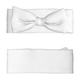 thumbnail image 2 of Wukai White Print Baby Bow Headband for Newborn Infant Baby Toddler Girls, 2 of 5