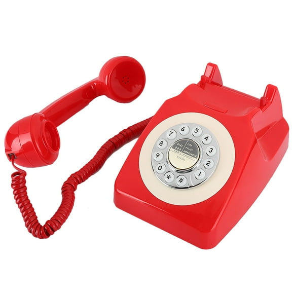 Rotating Dial HandsetRetro Vintage Antique Telephone Retro Old Fashioned Telephone Vintage Telephone High Capacity