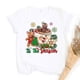 thumbnail image 4 of Camiseta con estampado de Just A Girl Who Loves Christmas para mujer, traje de Navidad, Tops, camiseta de manga corta, camisas de Navidad para niñas, ropa de vacaciones, 4 of 5