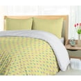 thumbnail image 5 of Ambesonne Pink Polka Dots Duvet Cover Set, Repeating Blots, 2-Calking, Yellow Multicolor, 5 of 7