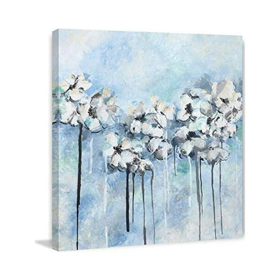 Marmont Hill Flower Haven Painting Print on Wrapped Canvas