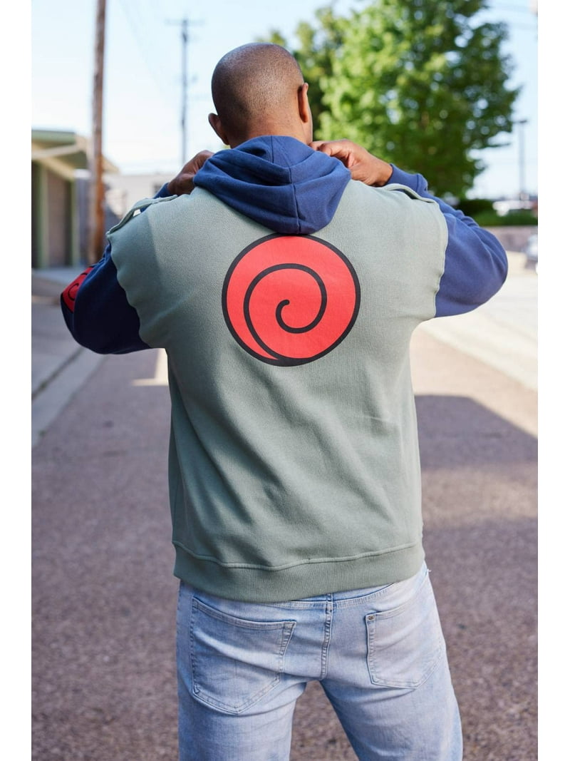 Naruto Kakashi Officially Licensed Adult Anime Sweatshirt Hoodie - Main Image