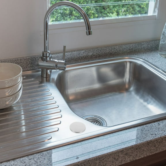 WRITWAA Stainless Steel Sink Hole Cover for Kitchen Faucet Decorative Washbasin Plug
