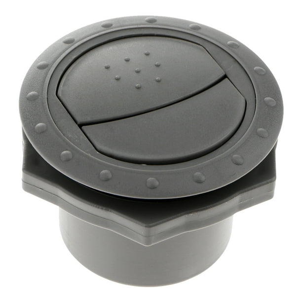 Ventilación de Techo de Autocaravana para Caravanas Ventilación de Flujo de Aire de Escape Interior de Plástico Gris Sunnimix Rejillas de ventilación laterales del remolque RV ATV