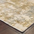 thumbnail image 3 of 2' X 10' Grey And Brown Abstract Hand Loomed Stain Resistant Runner Rug, 3 of 5