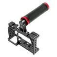 thumbnail image 1 of Tignapoo Compact Aluminum Alloy Camera Cage with Top Handle for Sony A6300/A6000, Red (8045) - Enhanced Mounting Options & Durable Design, 1 of 6