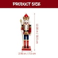 thumbnail image 5 of Gymnture christmas FOMIYES Christmas Nutcracker Wooden Soldier Figurines for Home Decor, 5 of 10