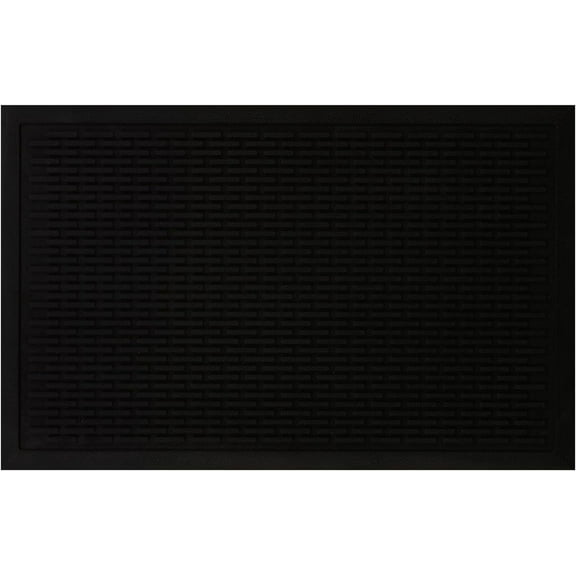 A1HC Natural Rubber Scraper Door Mat 36"x60" for Mud & Dirt Control, Heavy Traffic, Commercial & Residential Entryways