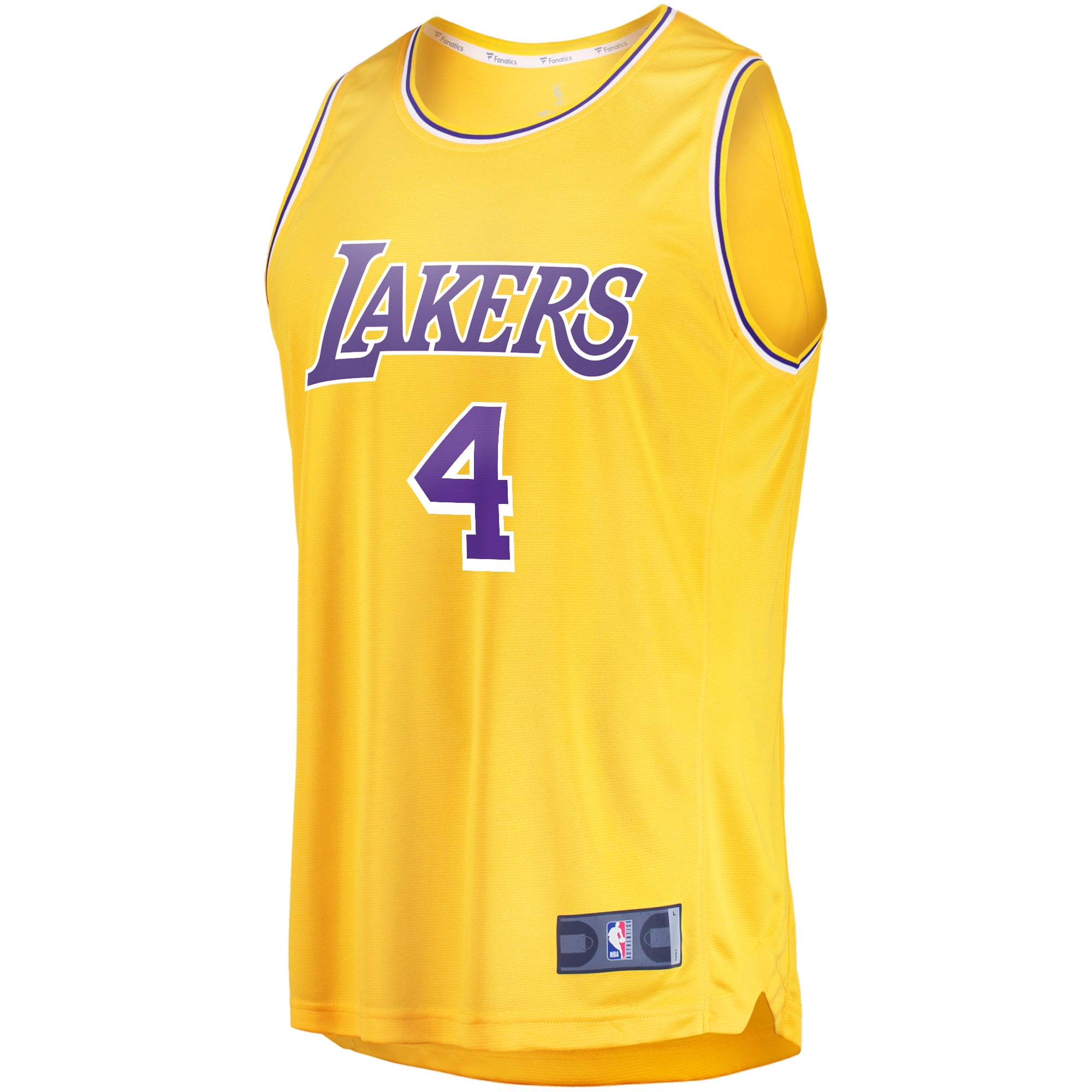 Alex Caruso Los Angeles Lakers Fanatics Branded Youth Fast Break Replica Player Jersey - Icon Edition - Gold