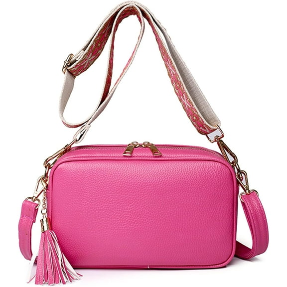 Fashion Women's Small Shoulder Bag Zipper Satchel Bags Multi-Pocket Handbag PU Leather Hobo Crossbody Purses