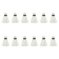 thumbnail image 3 of S SERENABLE Badminton Shuttlecocks Durability Badminton Balls for Workout Outdoor Indoor 12pcs, 3 of 9