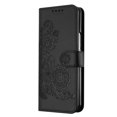thumbnail image 3 of Wallet Case for Samsung Galaxy Z Fold 4, PU Leather Flip Protective Phone Case Card Slots Holder Pocket Emboss Flower Stand Magnetic Book Case for Samsung Galaxy Z Fold 4 - Black, 3 of 8