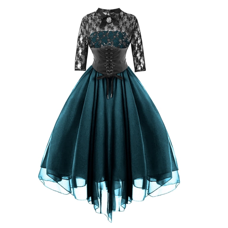 chinese dress ladies Plus Size Elegant O-Neck Hollow Out Half Sleeve Mini Dress Black / XXXL