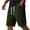 13#Army Green, variant on Men's Corduroy Shorts Loose Fit Ribbed Texture Casual Summer Beach Shorts Elastic Waist Drawstring Pockets Streetwear Lounge Shorts Navy L
