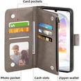 thumbnail image 2 of Compatible with LG Velvet 5G/LGVelvet Verizon G5 UW T-Mobile 2020 Wallet Case and Tempered Glass Screen, 2 of 5