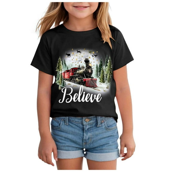 Ulanda Christmas Cookie Shirt Toddler Boys Girls Cookie Crew T-Shirt Xmas Gifts Tee Tops Holiday Outfits (Black, 3-4 Years)