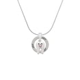 thumbnail image 2 of Delight Jewelry Silvertone Enamel Tooth Joy Ring Charm Necklace, 18", 2 of 4