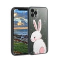 thumbnail image 1 of Compatible with iPhone 11 Pro Max Phone Case, Cute-Rabbit-37 Case Men Women, Flexible Silicone Shockproof Case for iPhone 11 Pro Max, 1 of 1