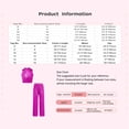 thumbnail image 6 of AOCHANG Girls Shiny Sequin Pants Dance Outfit with Mock Neck Metallic Crop Tops Jazz Hip Hop Disco Dancewear Gold 12, 6 of 6
