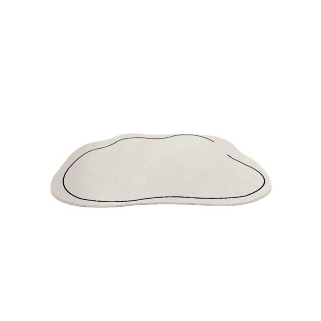 Cateissary Alfombras de noche, manta lavable gruesa irregular, alfombrilla para el suelo, de café para dormitorio, sofá de Camping, decoraciones de Decoración del hogar 60*90cm Cateissary HA071913-02