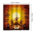 thumbnail image 3 of 150x180cm Happy Halloween Polyester Fabric Shower Curtain, Spooky Holiday Bathroom Decoration with Festive Print, 3 of 4