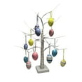 thumbnail image 5 of Lighted Easter Tree Decor, 23.62" White Birch Tabletop Tree with 12 Painted Easter Egg Ornaments, Spring Decoration for Home Party Classroom Bedroom (Battery Operated), 5 of 7