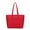 SD Red, variant on Hallie Women’s Tote Bag, Solid Quilted Cotton Shoulder Handbag by Mia K - Orange