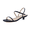 Black, variant on Cushionaire Soprano Women’s One Band Kitten Heel with Ankle Strap – Minimalist Dress Sandal with Memory Foam & Strappy Silhouette