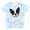 Tie Dye Blue, variant on Inktastic Boston Terrier Dog T-Shirt