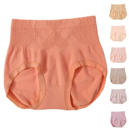 Kmdttou Womens Underwear Sexy Lace High Cut Panties Comfort Bikini Panty Stretch Underpants Breathable Ladies Briefs (Available in Plus Size) Watermelon Red-M
