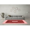 thumbnail image 3 of Ahgly Company Indoor Rectangle Abstract Red Contemporary Area Rugs, 7' x 10', 3 of 4