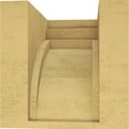 thumbnail image 4 of 9"W x 9"D x 9"H Wide Rockford Rough Cedar Woodgrain TimberThane Corbel, Primed Tan, 4 of 6