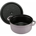 thumbnail image 3 of Staub Cast Iron 4-qt Round Dutch Oven - Lilac, 3 of 8
