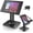 Black, variant on Anti-Theft iPad Kiosk Stand – POS iPad Security Stand & Locking Tablet Holder – Heavy Duty Base, 360 ° Swivel, 75 ° Tilt Bracket – Perfect for Retail Business