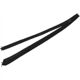 thumbnail image 6 of 2 Pcs 2 Inch Wide Pattern Self Tie Skinny Necktie Black for Woman, 6 of 10