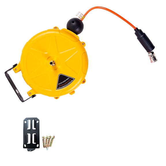 Automatic Retractable Hose Reel Car Wash Garden Irrigation Water Tube Rack Wall Mount High Pressures Waterpipes Roller