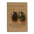 thumbnail image 2 of Rose Quartz Penguin Valentine Gift, Couples Gifts Set for Her Him, Romantic Anniversary Wedding Birthday Valentines Gift for Men Women Boyfriend Girlfriend Husband Wife,Easter Gift(C), 2 of 4