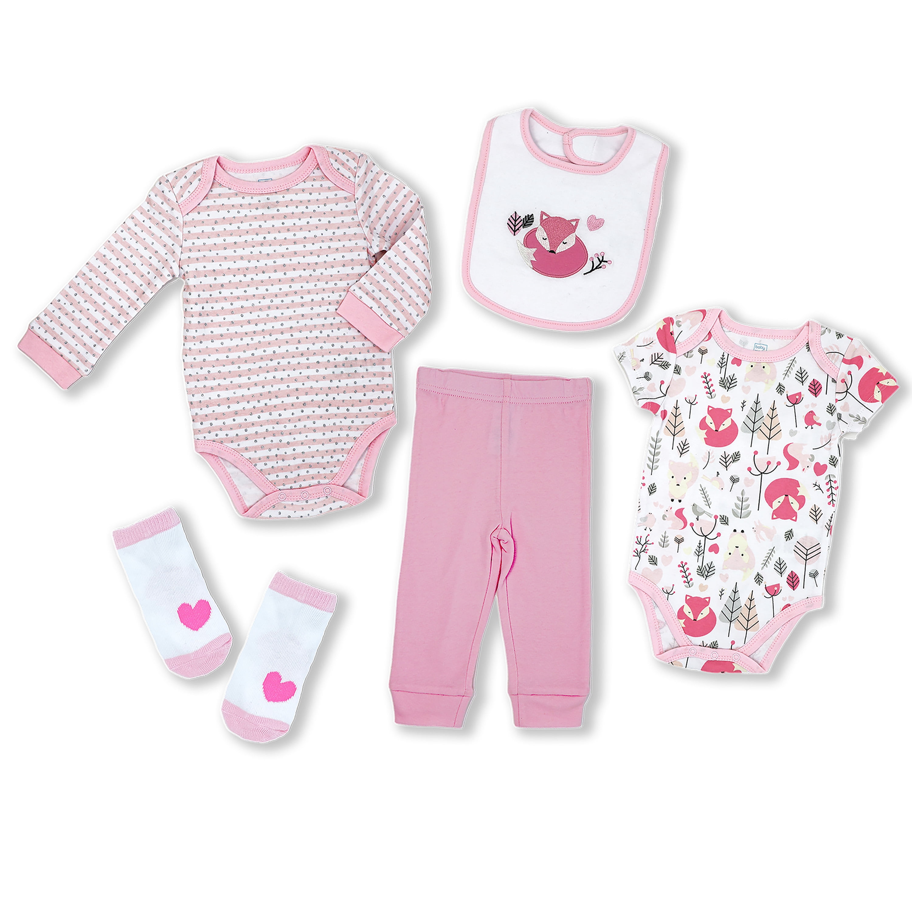 29 Piece Baby Girls Infant Apparel Layette Gift Set, NB-3M